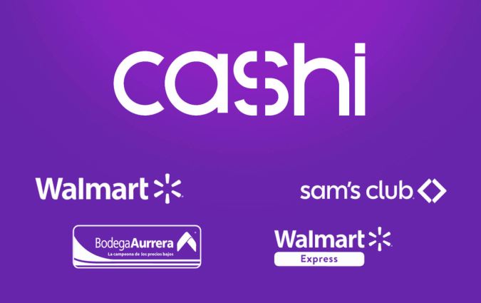 Cashi Walmart MX 100 MXN
